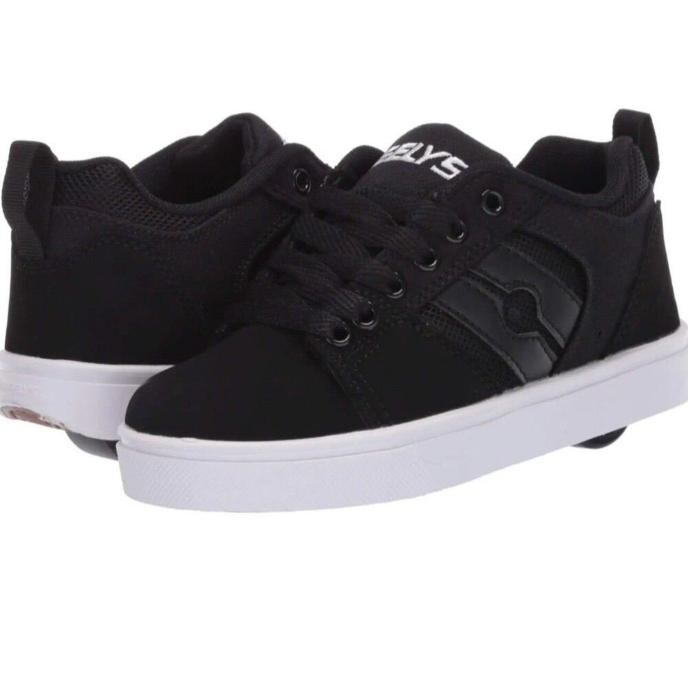 Heelys Racer Youth Skate Shoes Size US 4 UK 3 Black Sneakers Style HES10393